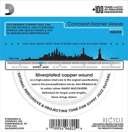 Струны для акустической гитары типа Selmer D'ADDARIO EJ84 L