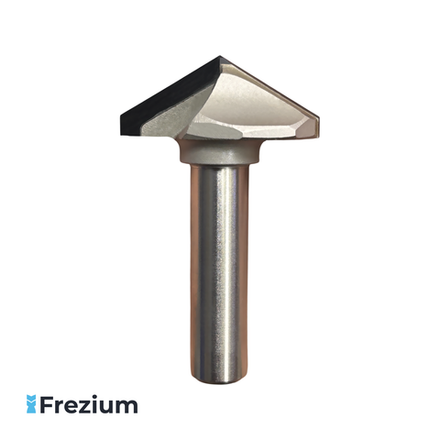 Галтельная V-образная фреза алмазная по дереву "O.G.Germany" (40x12x16 120 градусов; 1740375 PCD)