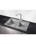 Кухонная мойка Kuppersberg MODENA 80 NL 1,5B GREY ROCK фото 2