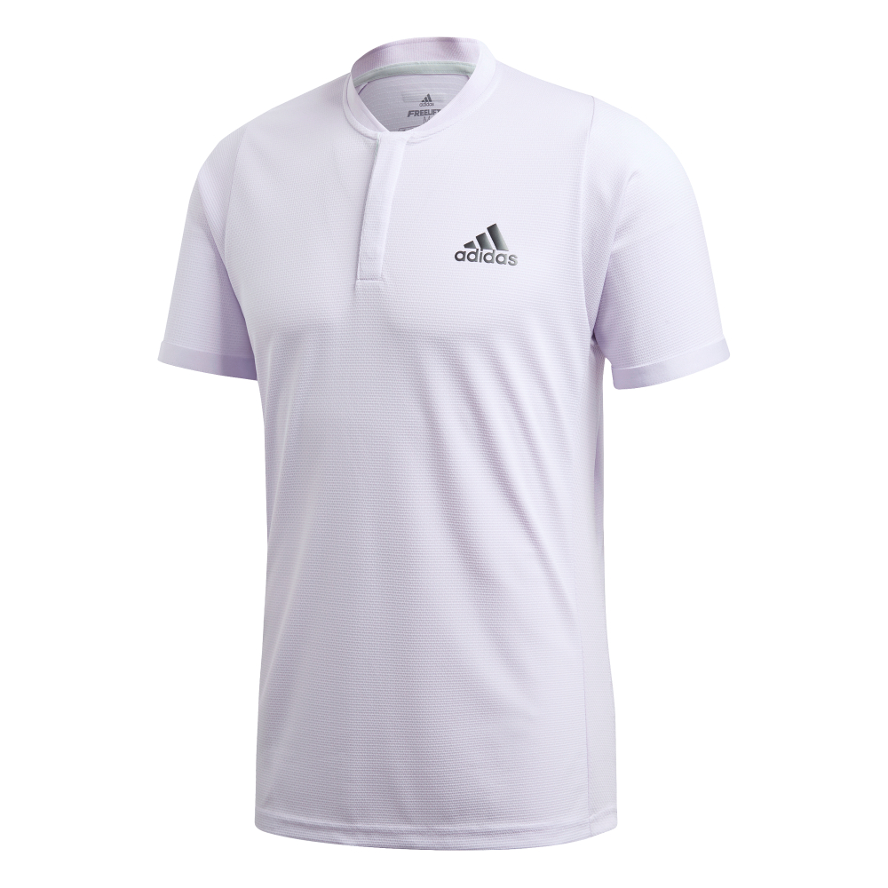 Мужское поло теннисное Adidas Freelift Polo Heat Ready - purple tint/legend earth