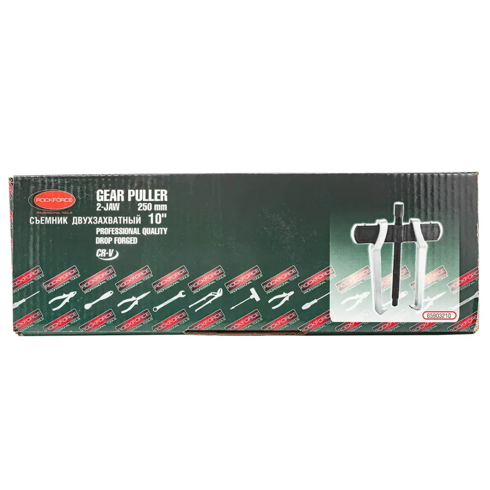 Съемник двухлапый с ограничителем 10''(? захвата-250мм) RockForce##Rock FORCE RF-65903210