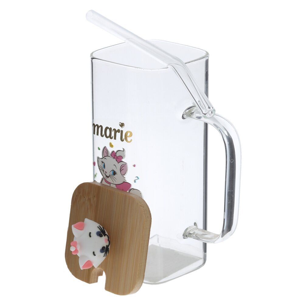 GAEM Кружка с крышкой и трубочкой, 350 мл, L10 W6 H17,5 см, 4в.