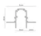 Шинопровод 2 м Exility встраиваемый под ГКЛ 12,5мм, белый Technical trx034-422.12w