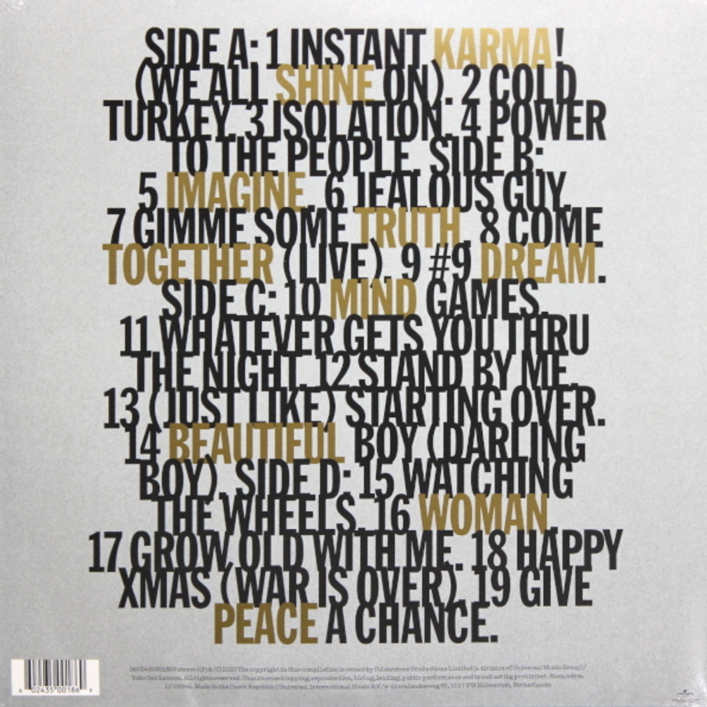 John Lennon / Gimme Some Truth. (2LP)