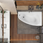 Акриловая ванна Vagnerplast AVONA 150x90 Right