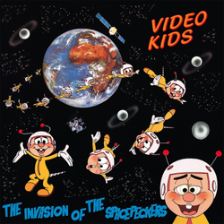 LP: Video Kids — «The Invasion Of The Spacepeckers» (1984/2023) [Limited Orange Vinyl]