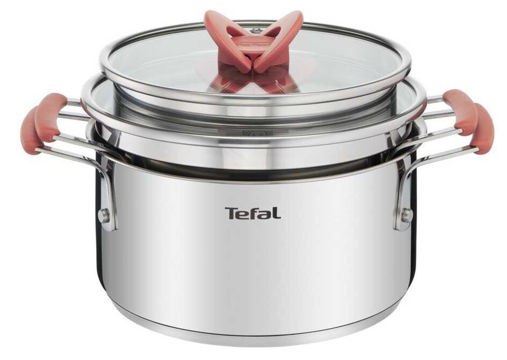 Набор посуды Tefal Opti'Space 4 предмета 2,1/3л 18/20см G720S474