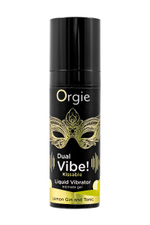 Съедобный гель с эффектом вибрации Orgie со вкусом джин-тоника 15 мл
