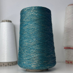 LUNAR - Lanificio dell Olivo S.p.A.; 70% вискоза, 15% люрекс, 15% п/а; 3500м/100гр; col.359, цвет: петроль, золотой люрекс; S718