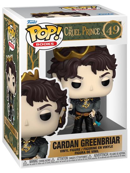 Фигурка Funko POP! Books The Cruel Prince Cardan Greenbriar (49) 91630 / Фигурка Фанко ПОП! по мотивам книги "Жестокий принц", Кардан. Товар уцененный