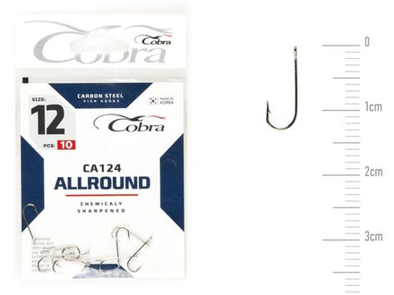 Крючки Cobra Allround ROUND сер. CA124 разм. 012 10шт.