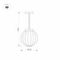 Уличный подвесной светодиодный светильник Arlight LGD-Pearl-Hang-7W Warm3000 030004