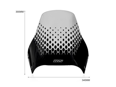 WRS Ветровое стекло Enduro Ducati Desert X затемненное