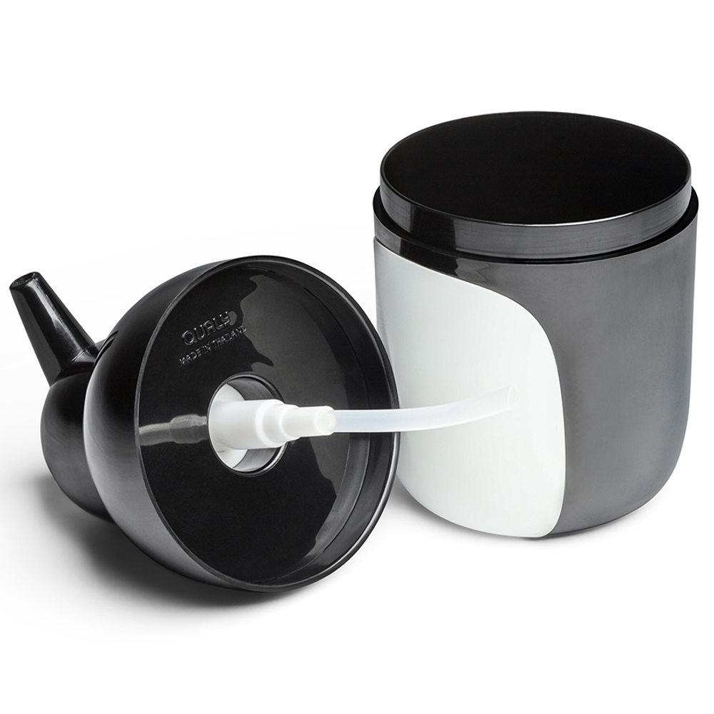 Диспенсер для мыла Qualy Penguin черно-белый