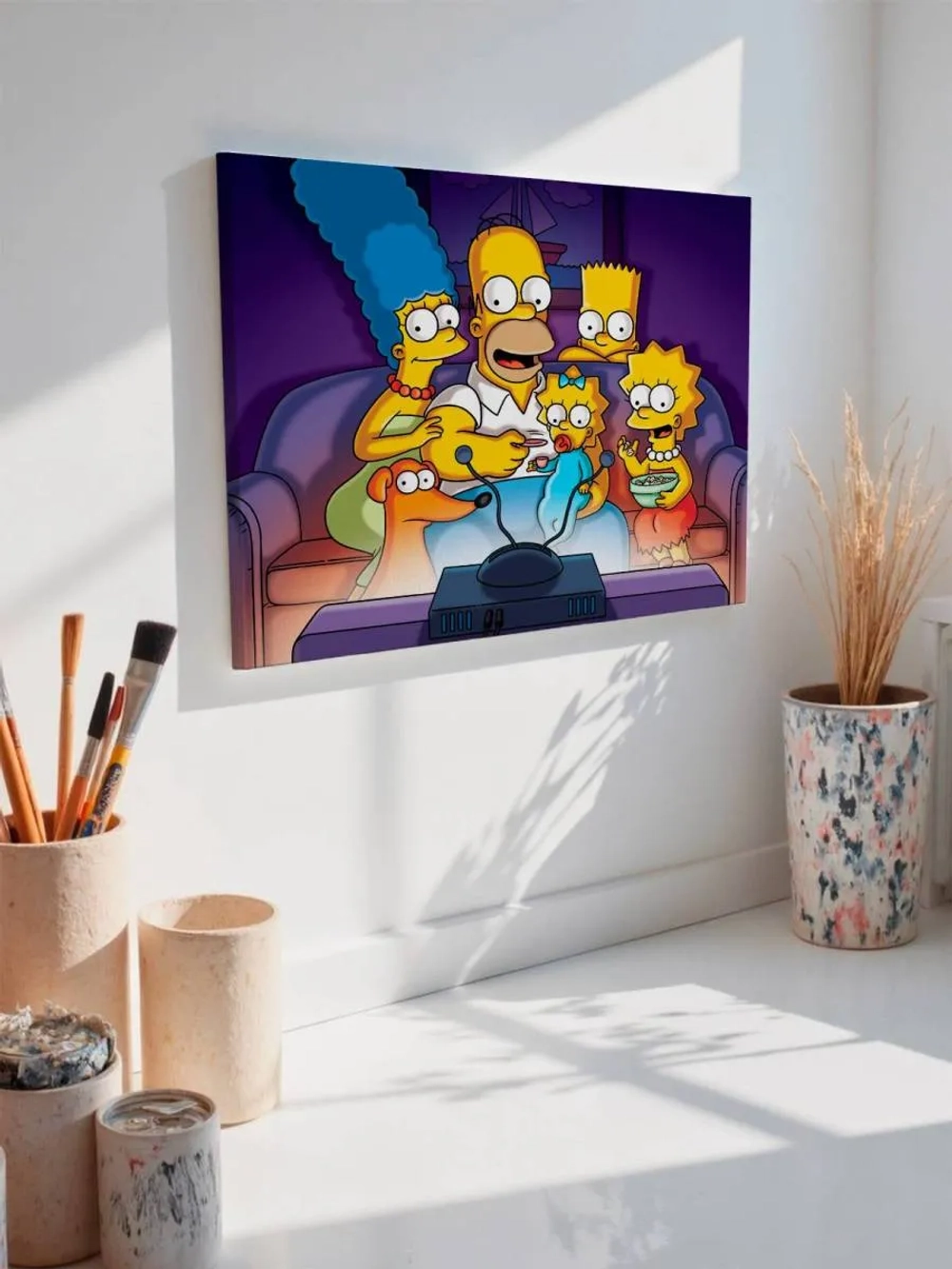 Картина на стену 40 X 50 Симпсоны