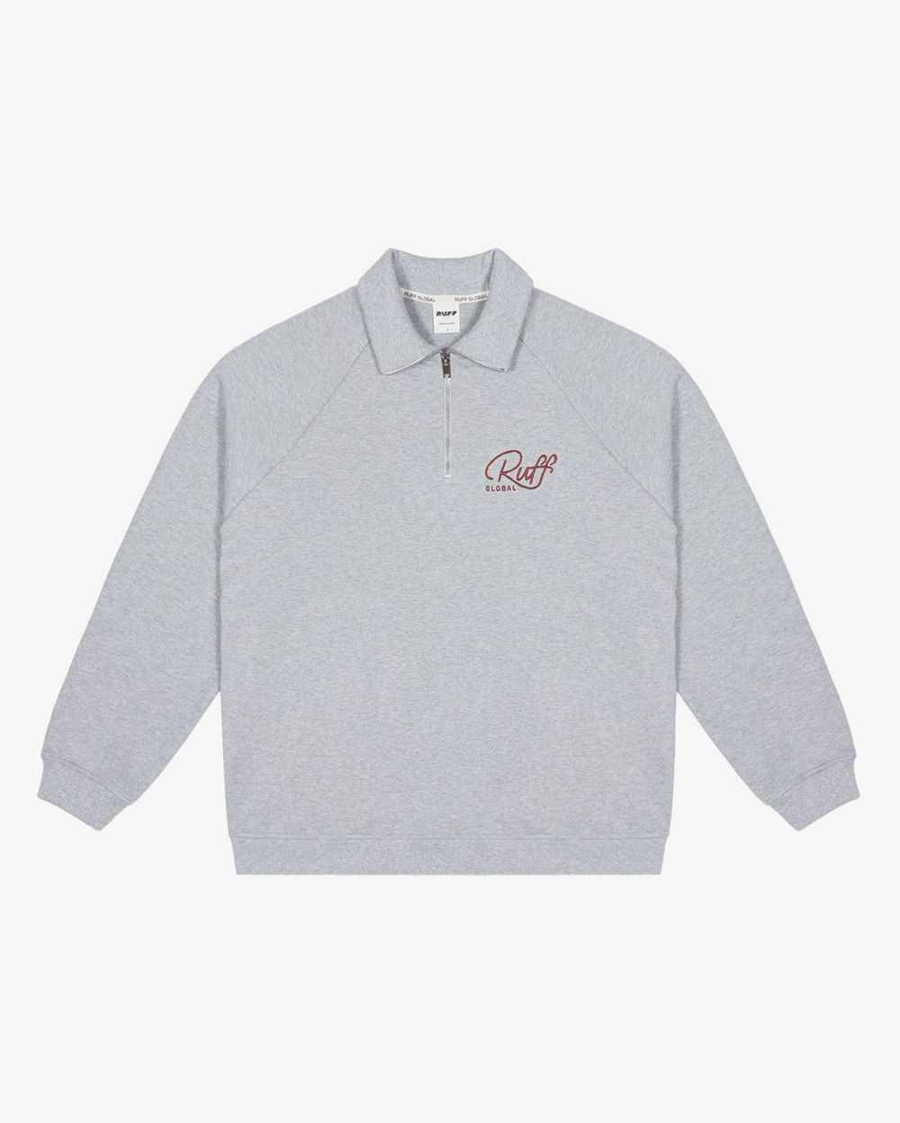 Толстовка Ruff Global Halfzip Sport Jacket серый меланж
