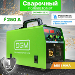 Сварочный аппарат инверторного типа DGM Полуавтомат сварочный DGM DUOMIG-253E, MMA, MIG/MAG