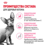 Royal Canin Sphynx Kitten Корм сухой сбалансированный для котят породы Сфинкс до 12 месяцев 2 кг