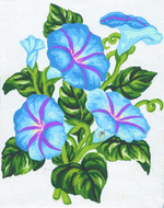 "Вьюнчик"-3038 канва с рисунком