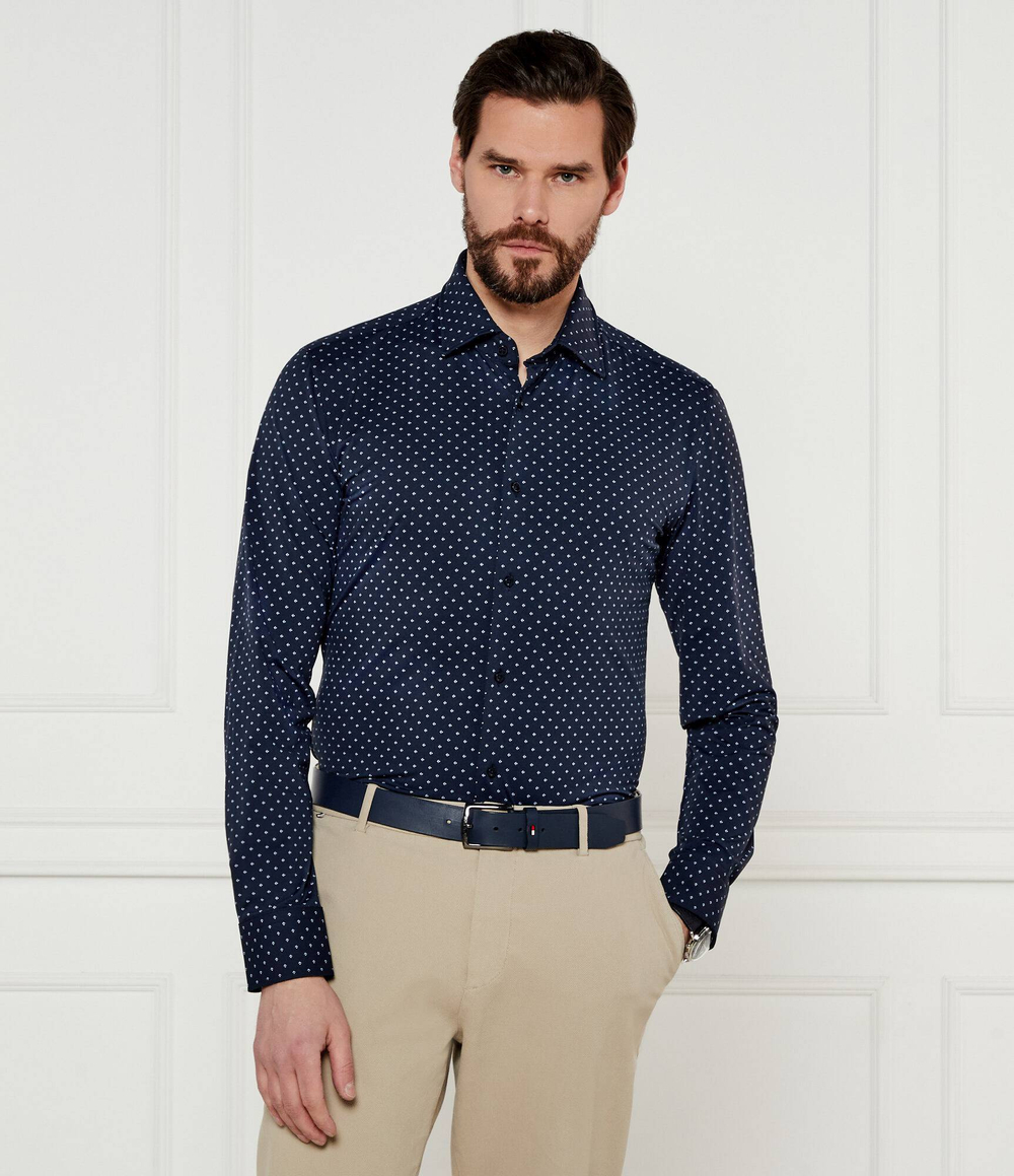 Рубашка P-HANK-kent-C1-222 BOSS BLACK - темно-синий(50539416)