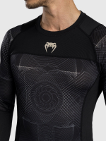 Рашгард Venum G-Fit Air Deep Black/Desert Sand L/S