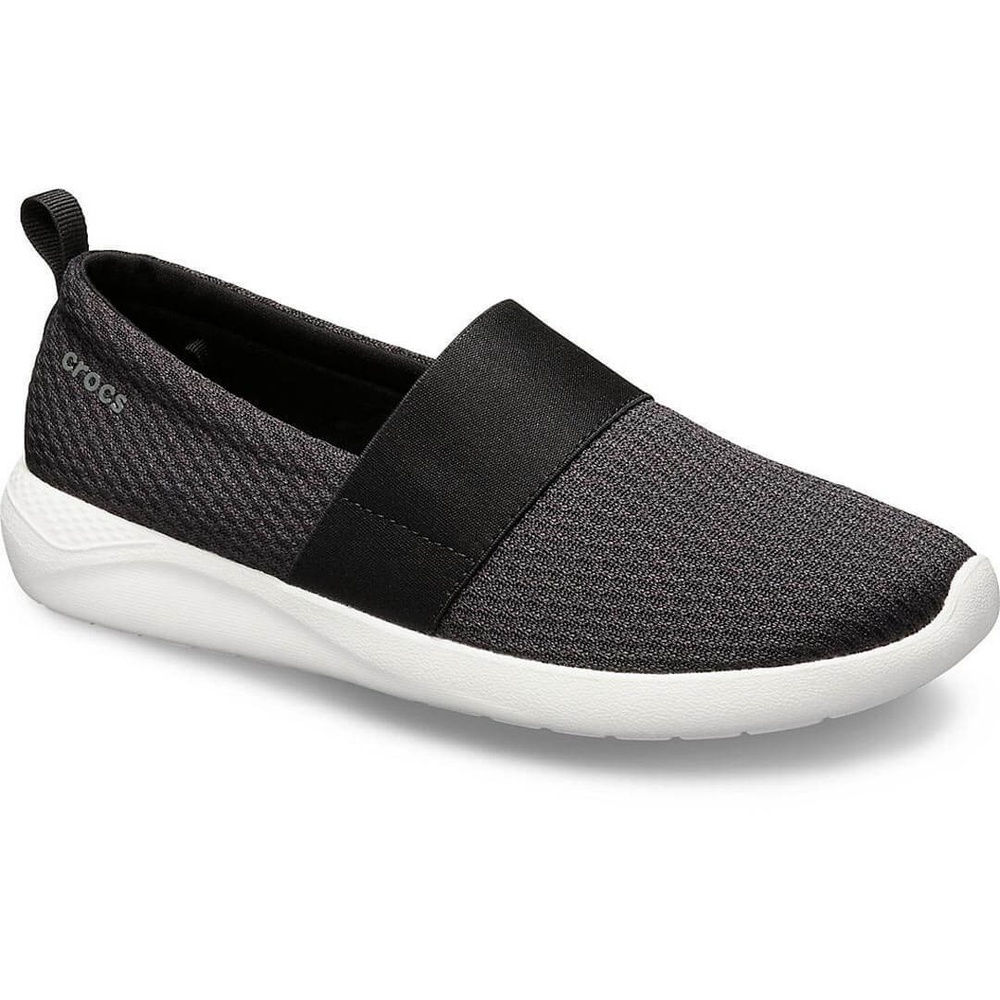 Женские Слипоны CROCS Women's LiteRide Mesh Slip-On Black/White