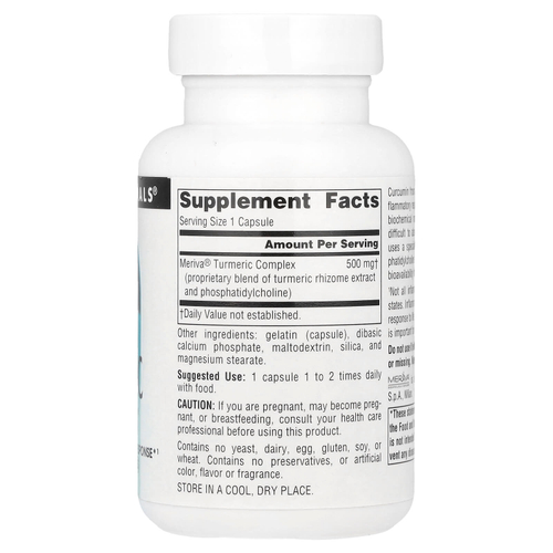 Source Naturals, Куркума с Meriva®, 60 капсул