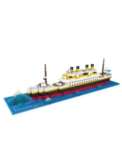 Конструктор мини блоки 3D Титаник 1068 деталей