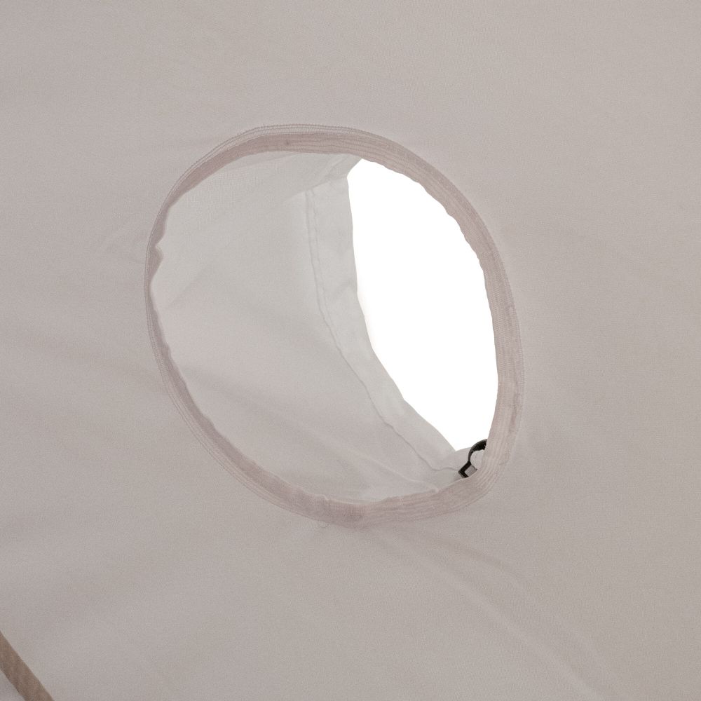 Палатка зимняя куб СЛЕДОПЫТ 2,1 х2,1 м, Oxford 210D PU 1000, S по полу 4,4 кв.м, цв. оранжевый/белый