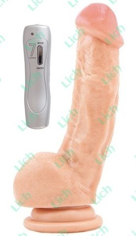 Реалистичный мультискоростной вибратор RealStick #108, 17 см