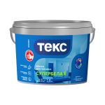 ТЕКС Краска в/д для потолка класс ПРОФИ супербелая глубокоматовая, 1.8л, 24705