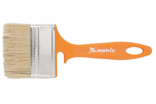 83391 Кисть флейцевая для фасадных работ, 70х12 мм, натуральная щетина, пластиковая рукоятка Matrix