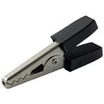 Зажим крокодил для проводов 5A 35мм (Черный) - 10шт