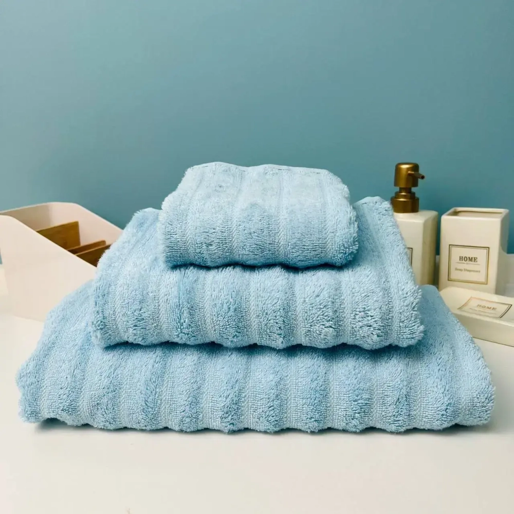 Полотенце махровое 70*140см «FLUFFY» цвет небесный 01-128, плотность 500гр/м2