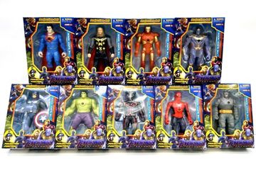 Супер герои Avengers со светом 15см 9видов