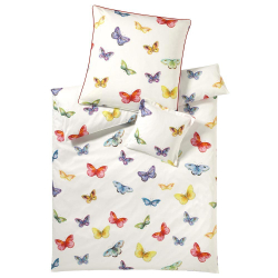 Наволочка 50x70 Elegante Butterfly белая