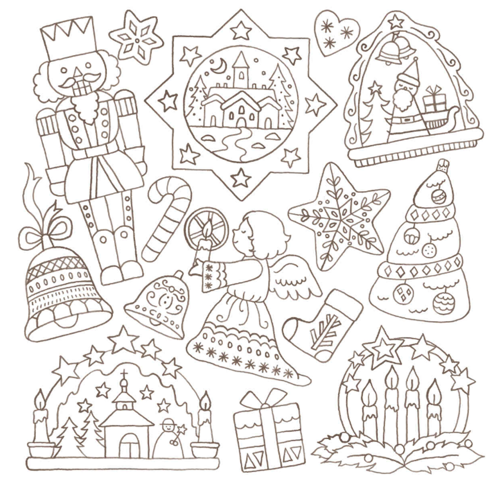 World Heritage Travel Over Time. Coloring Book