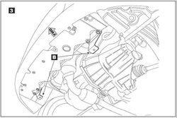 Защита картера двигателя, КПП (2 мм, сталь) для Toyota Yaris 2007-2012 Sheriff.24.0884 CP