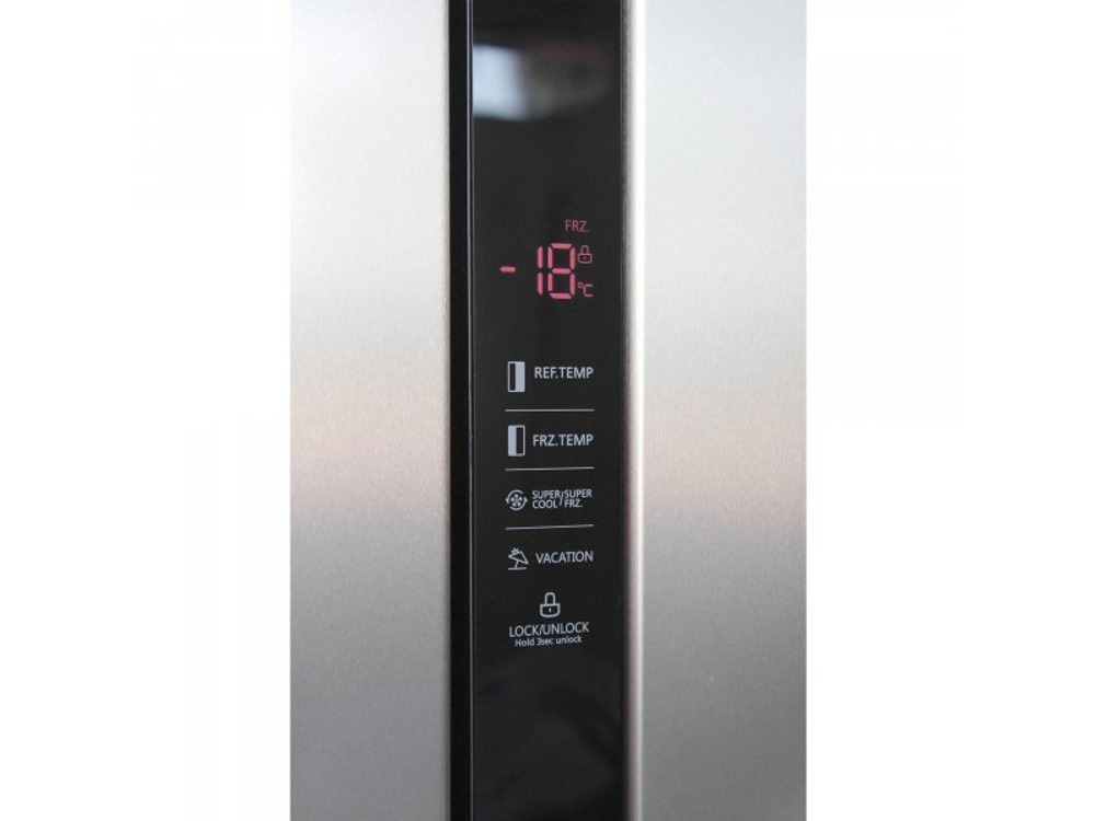 Холодильник Бирюса SBS 587 I нержавеющая сталь