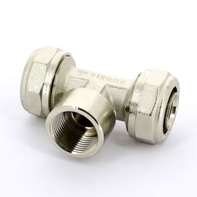Обжимной тройник внутренняя резьба TIEMME 32 х 1*
