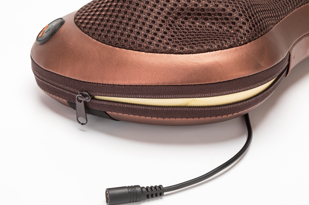 Массажная подушка с подогревом для шеи и спины