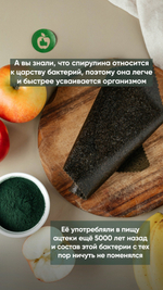 Пастила яблоко-спирулина, 50 г