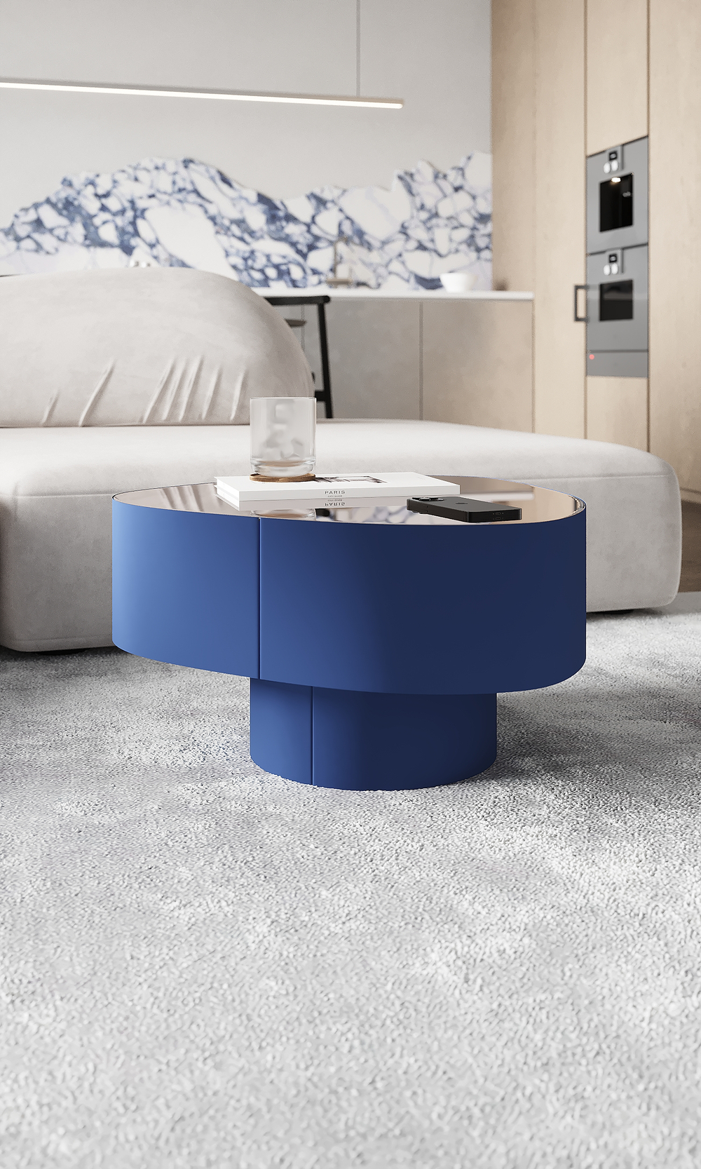 Стол Енисей 68 Синий