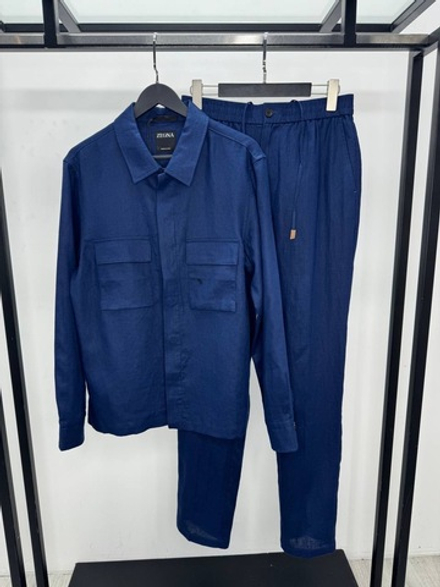 Льняной костюм Ermenegildo Zegna