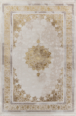 Ковер A064A - CREAM / GOLD FDY - Прямоугольник - коллекция ZARINA размер 80*150 см