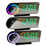 Часы-будильник настольные LED W601 Black