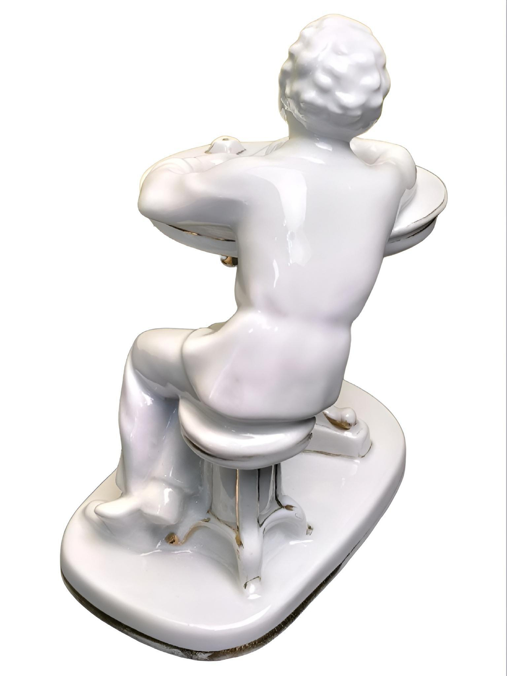Фарфоровая статуэтка "Юный Пушкин", ЛФЗ, 1960 - 1970 гг.