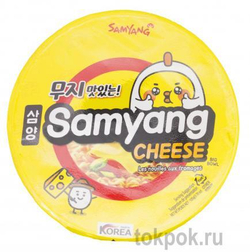 Лапша со вкусом сыра Samyang Cheese big bowl, 105 гр