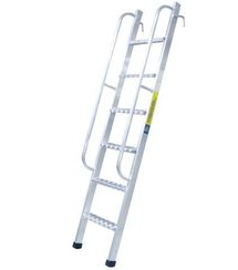 Лестница приставная стеллажная MEGAL ЛПС - 2,5 с поручнями