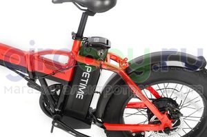 Электровелосипед Spetime F6 Pro 350W (Красно-черный) фото 8